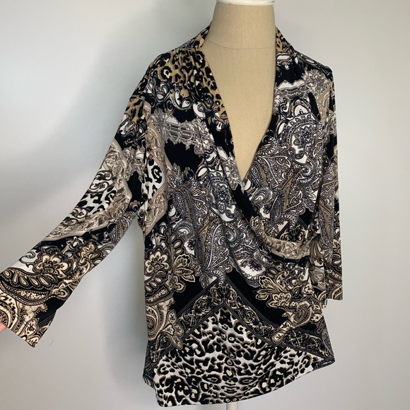 Chicos wrap blouse 2 - Picture 11 of 16